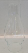 Vtg 8 1/2&quot; Clear Glass Hurricane Chimney Shade Oil/Kerosene Lantern Lamp #1 - $18.81