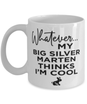 Big Silver Marten Rabbit Lovers Coffee Mug - 11 oz Funny Tea Cup For Friends  - £11.18 GBP
