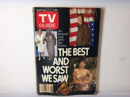 Vintage Tv Guide Magazine June 27 - July 3, 1987, The Best &amp; Worst We Saw - £10.06 GBP