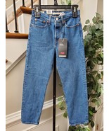 Levi&#39;s Women&#39;s Blue Denim Cotton Wedgie Straight High Rise Jeans Pant Si... - £47.81 GBP