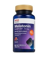 CVS Health Melatonin Sleep Aid 3 Mg 240 Vegetarian Tablets Promotes Slee... - $24.74