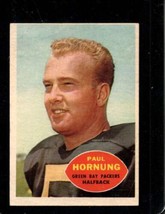 1960 Topps #54 Paul Hornung Ex Packers Hof *X94653 - £33.29 GBP