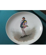 HAND PAINTED FIGURAL VERONA ITALY BOY PLATTER CERAMIC 12 1/2&quot; WALL PLAQUE - £98.06 GBP