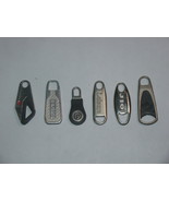 Lot of (6) Assorted Luggage Replacement Zipper Pulls - $10.00