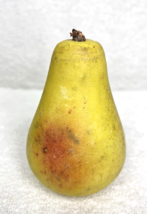 Vintage Stone Fruit Pear Italian Alabaster Marble Country Home Primitive - £27.32 GBP