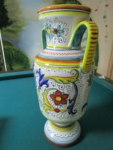 Italy Pottery Amphora Ewer Mario Sambuco Deruta Pitcher Vase Pick 1 - £37.18 GBP+