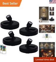 4-Pack Wireless LED Spotlight with Remote - Perfect for Art and Accent L... - $55.00