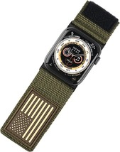 Rugged Apple Watch Adjustable Band Replacement Nylon iWatch Ultra 9 SE 8... - $34.85+