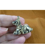 Y-DOG-LD-558 spotted Jasper Egyptian GOD ANUBIS gemstone carving figurin... - $379.94 MXN