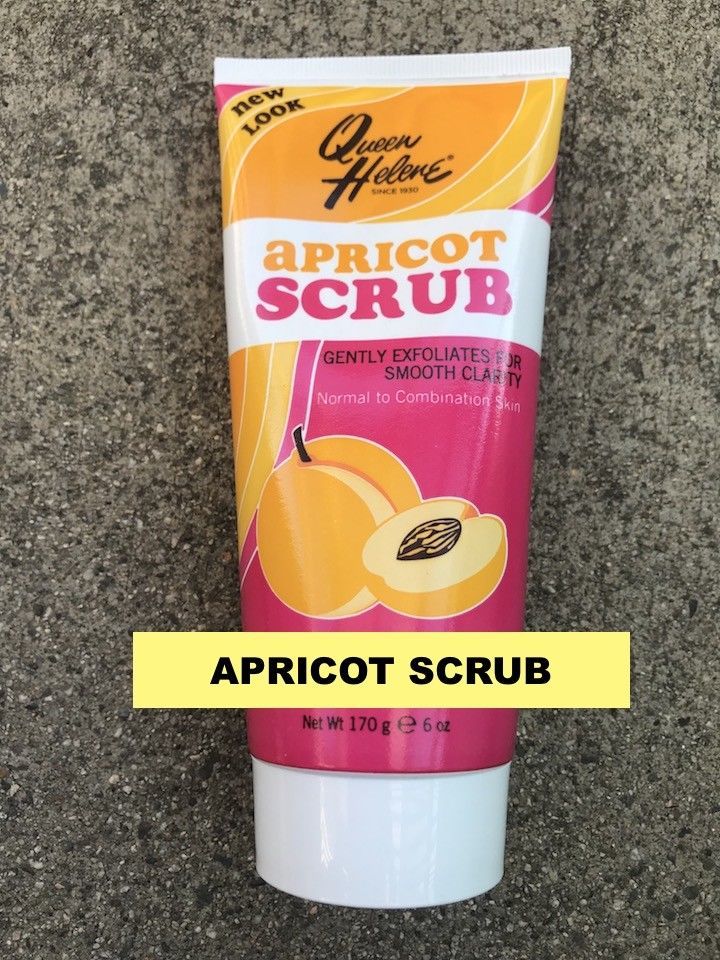 QUEEN HELENE APRICOT SCRUB GENTLY EXFOLIATES NORMAL TO COMBINATION  SKIN 6 OZ - $3.99