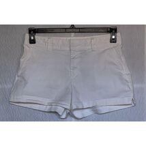 GAP City Short white women shorts size 6 cotton spandex - $14.85
