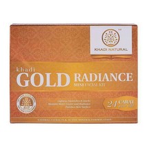 Low Cost Khadi Natural Gold Radiance Mini Facial Kit 75gm scrub cream Ayurvedic - £15.36 GBP