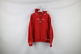 Vtg Nike Womens L Faded Travis Scott Center Swoosh Ohio State University Hoodie - £69.78 GBP