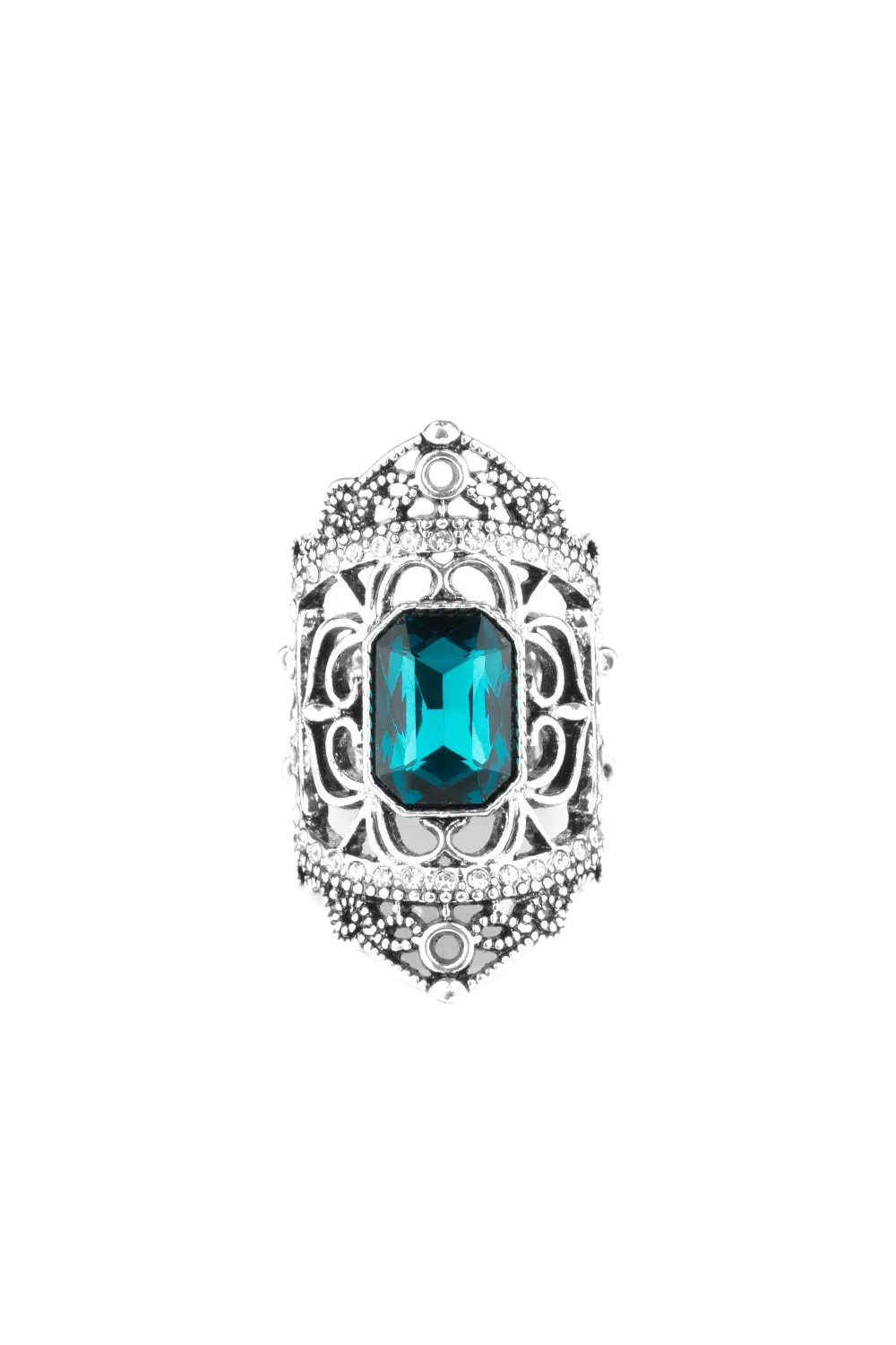 Primary image for Paparazzi Undefinable Dazzle Blue Ring - New