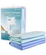 2 Pack Bed Pads for Incontinence Washable Positioning 8 Handles 34&quot; X 52... - $58.11 CAD