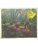 vintage 1976 Kerr Guide to Home Canning and Freezing Instructions Recipe... - $770.55 MXN