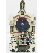 CHARMING CHRISTMAS DECOR FIGURAL CLOCK TOWN CAROLERS (MISSING CLOCK HANDS) - €6,81 EUR