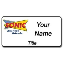 Sonic Personalized Halloween Costume Name Badge Tag Magnet Fastener - £14.80 GBP