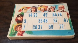 Vintage Russian Bingo Playing Cards Incomplete - £12.75 GBP