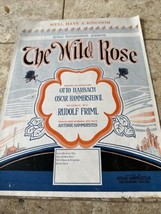 1920  &quot;The Wild Rose&quot; Arthur Hammerstein Sheet Music Rudolf Drink - £18.16 GBP