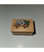 VTG Tea Shelf Rubber Stamp 1994 Stampendous J082 Fun Stamps NEVER USED - £7.60 GBP