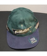 VTG Formula 1 Grand Prix Classic Leather Strap Back Blue Thunder Hat 80s... - $611.10 MXN
