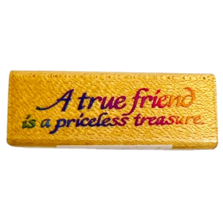 Vintage Stampendous A True Friend Is A Priceless Treasure Rubber Stamp K023 - £10.38 GBP