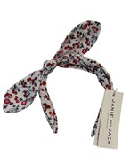 Janie &amp; Jack Floral Headband With Bow White &amp; Red 21JJ May Summer Collec... - $11.98 CAD