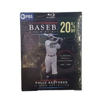 Baseball: A Film by Ken Burns (Blu-ray, 1994) America Pastime 1840s-2009 MLB NEW - £50.43 GBP