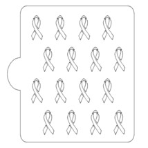 Awareness Ribbon Pattern Stencil for Cookies or Cakes USA Made LS9079 - $91.95 MXN