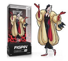 FiGPiN Disney Villains Cruella de Vil #755 Pin Collectible 101 Dalmatian... - $12.86