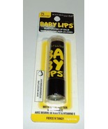 LOT OF 3 MAYBELLINE Baby Lips Moisturizing Lip Balm FIERCE N TANGY 75 NIP - $186.86 MXN