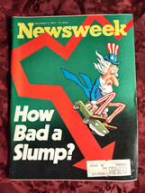 Newsweek Magazine December 2 1974 Dec 12/2/74 Gerald Ford Asia Slump - £9.34 GBP
