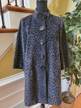 Michael Kors Gray With Tear Drop Design Coat Size Medium - $41.00