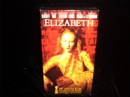 VHS Elizabeth 1998 Cate Blanchett, Geoffrey Rush, Christopher Eccleston - £5.50 GBP