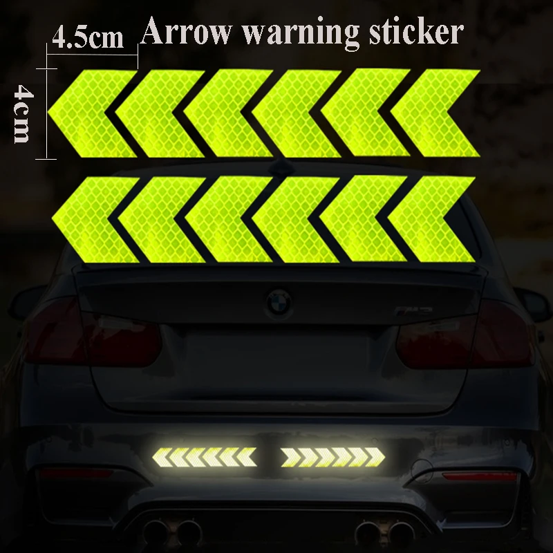 Car Light Reflective Strip Warning Sticker and Decals Green Red Yellow for Scoot - £55.39 GBP