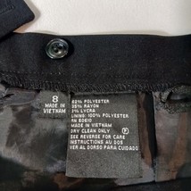 Kasper & Co Women's Back Zip & Slit Pull-On Black Straight & Pencil Skirt Size 8 image 4