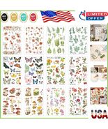 Waterproof Vintage Rub On Transfers - 12 Sheets for DIY Furniture Crafts - $280.49 MXN