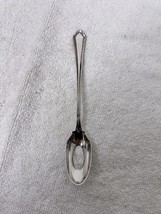 ALVIN Sterling 1910 Pierced Bowl Short Handle Olive Spoon Hamilton 6 1/4&quot; - $49.01