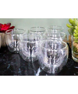 Heat Thermal Resistant Double Wall Glass Sake or Tea Cup Set of 6 Shot C... - €34,87 EUR