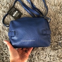 Danielle Nicole Crossbody Bag Pebbled Cobalt Royal Blue Purse New With Tags - £11.40 GBP