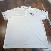 Nike Dri-Fit NFL OnField Tennessee Titans Polo Mens XL  White (READ) - £10.07 GBP