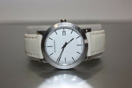 Ladies Burberry Heritage White Leather Stainless Steel Case 38mm Watch B... - $224.40