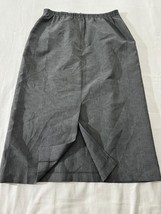 Sag Harbor Petite Women's Rear Zip & Slit Pull-On Pencil Skirt Size 12P Waist 29 image 2