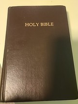 Zondervan New International Version Holy Bible Hardcover 1978 Brown 1984... - $9.00