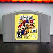 Paper Mario (Nintendo 64, 2001) Authentic Game Original Owner Cartridge Only VGC - £95.47 GBP