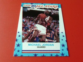 1989 Michael Jordan All Star Fleer Sticker # 3 Gem Mint !!! - £1,039.16 GBP