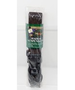 Pro Line H-back Brown Synthetic Leather Wader Suspenders Size-AST New - £4.60 GBP