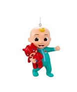 Cocomelon Blow Mold Christmas Ornament Baby JJ w/ Teddy Bear Christmas T... - £19.75 GBP