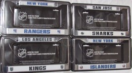 NHL Chrome License Plate Frame by Rico Industries -Select- Team Below - £11.78 GBP+